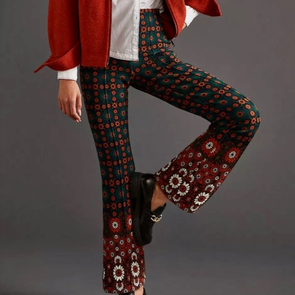 MAEVE anthropologie margot kick flare pants